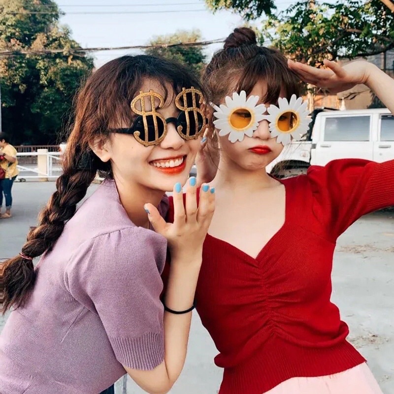 Kính mắt sinh nhật cao cấp mẫu mới, mắt kính sinh nhật happy birthday vui nhộn