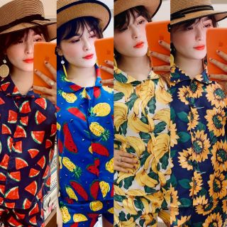 Bộ trái cây vải kate thô 35K