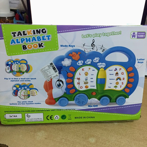 Sách tự học tiếng anh bảng chữ cái Alphabet dùng pin Zhongting