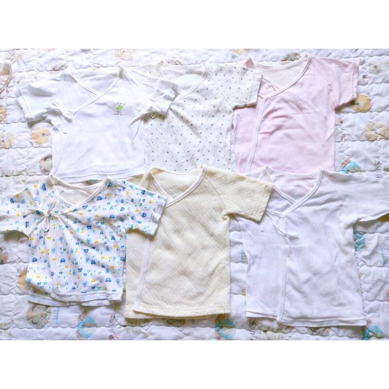 Áo sơ sinh organic cotton Nhật Bản cho bé trai/bé gái