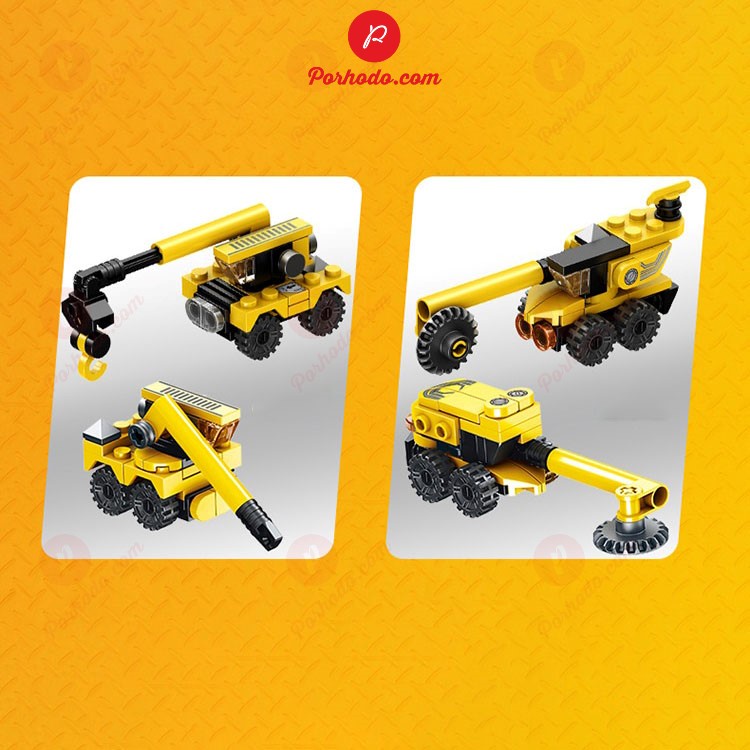 Bộ đồ chơi lắp ráp Lego ô tô biến hình Transformer 12 IN 1 567 chi tiết KB216101, đồ chơi trí tuệ ghép hình ô tô cho bé