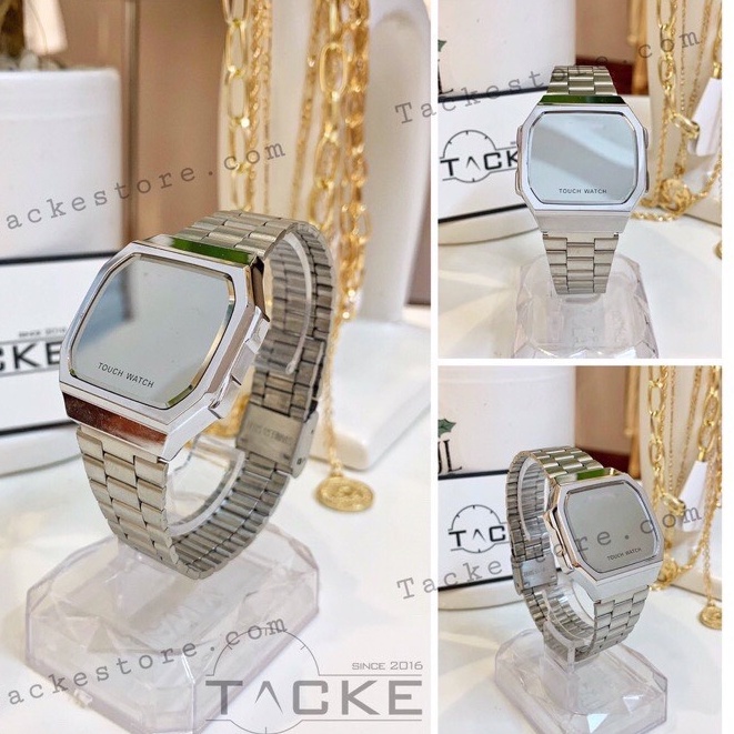 Đồng hồ casio A168 nam nữ  Tráng gương LED  cảm ứng cao cấp [ BH 12 THÁNG 1 ĐỔI 1 ] - Hàng nhập khẩu