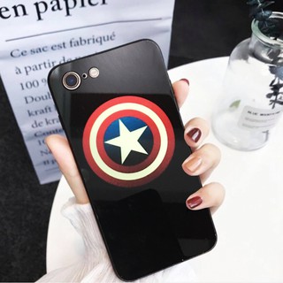 Ốp Lưng Dạ Quang - Khiên Captain ( Evengers ) - Dành cho iphone