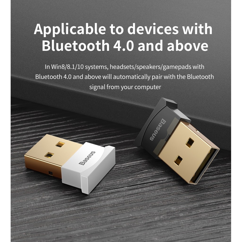 USB Blutooth Baseus Cho PC, Laptop -Hàng Chính Hãng