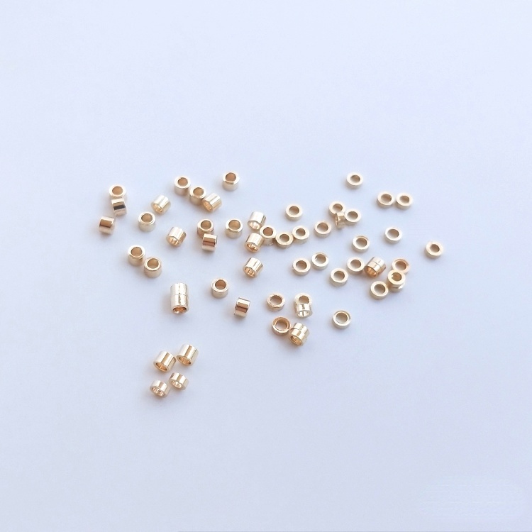 Set 10 Kẹp Ống Thẳng Cố Định Màu Vàng DIY