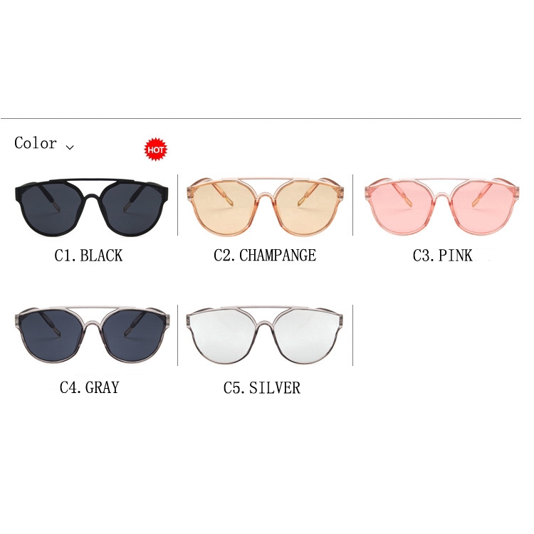 Kính râm kiểu dáng mắt mèo sành điệu thời trang cho nữ SAMJUNE