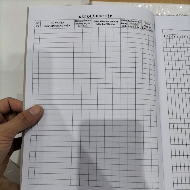 Sổ tay giáo viên theo tt23/2018