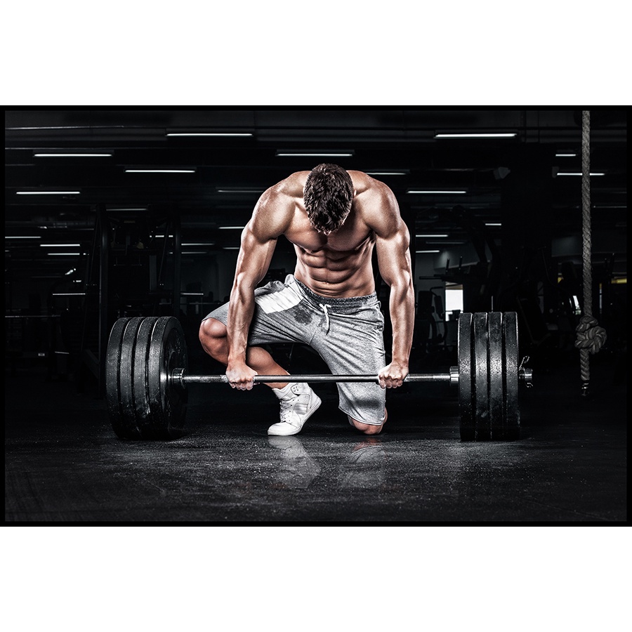 Tranh dán tường trang trí phòng tập GYM FITNESS nhiều mẫu mã và kích thước UP5