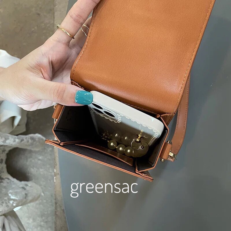 Túi Đeo Chéo Nữ Hình Máy Ảnh Da PU Phong Cách Hàn Quốc Mới 2021 - Mã T025