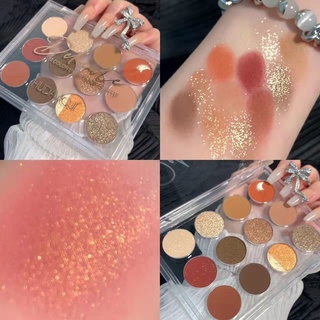 Bảng phấn mắt 12 màu kiểu Hàn Quốc xinh xắn cho nữ