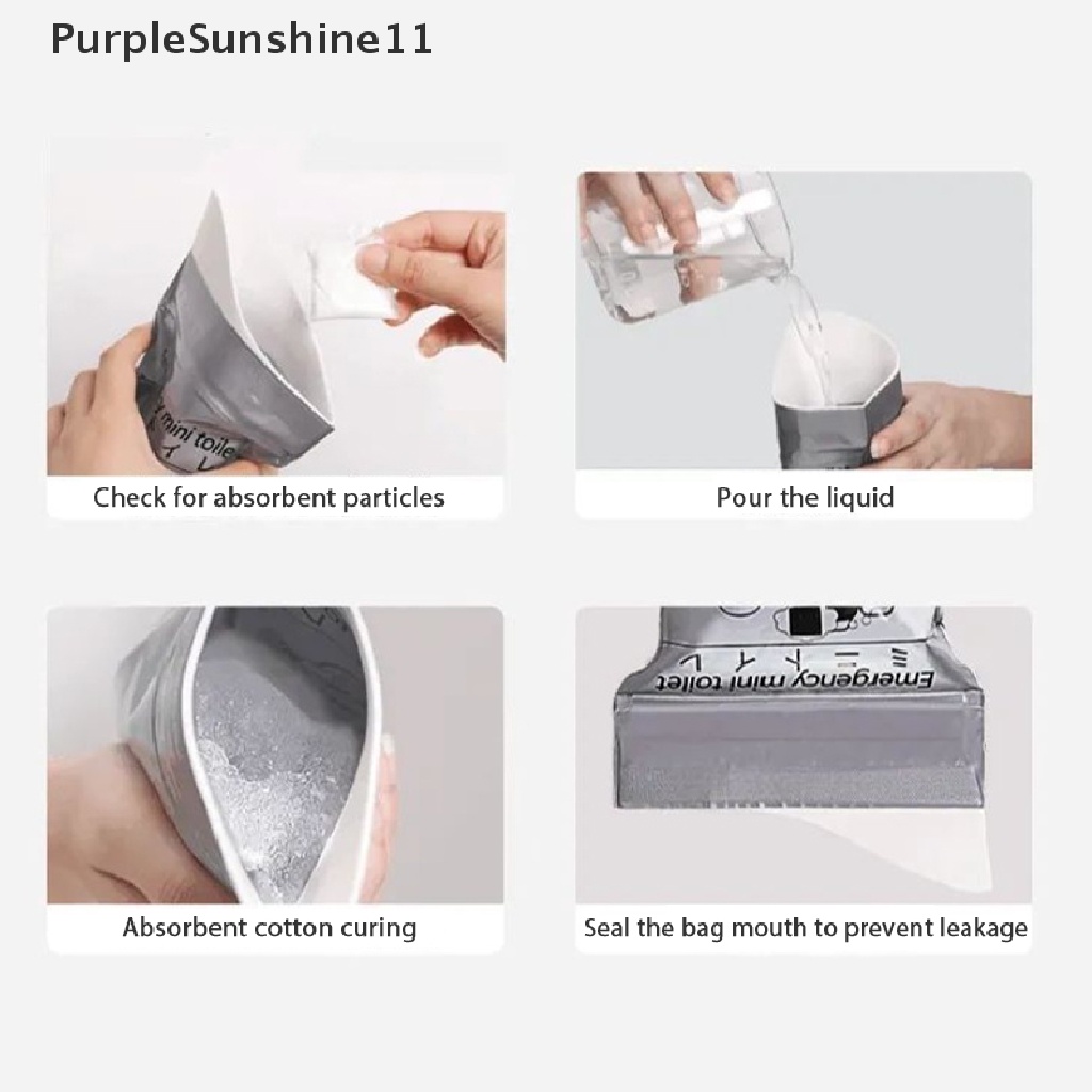 1/4 túi mini đựng nước tiểu/ nôn/ vệ sinh khẩn cấp trên xe hơi 700 ml