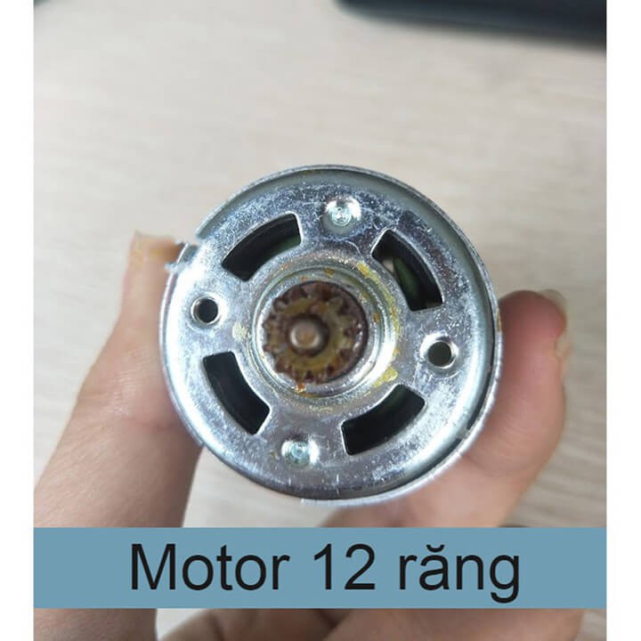 Motor 550 12v trục tròn công suất cao chuyên dùng thay thế cho các dòng máy khoan 12v, máy bắt vít, máy bulong cầm tay