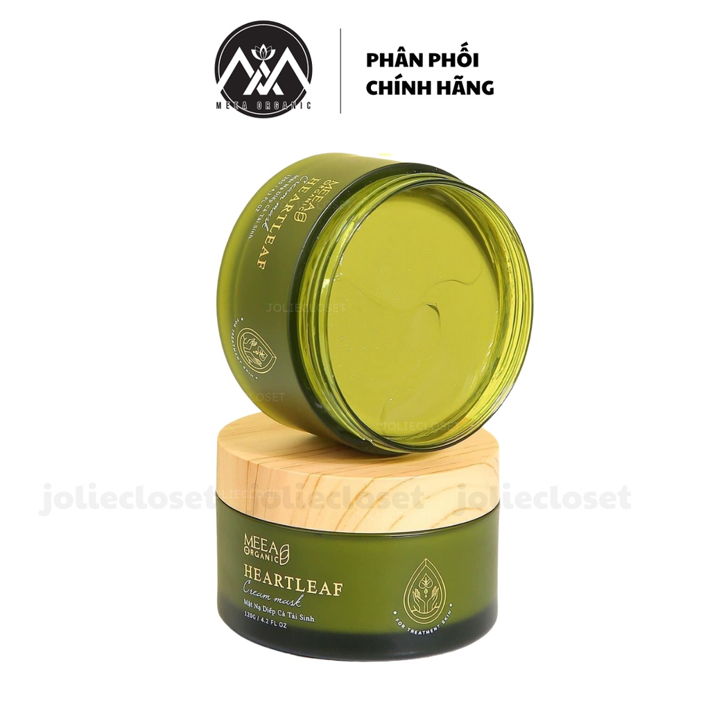 Mặt nạ diếp cá tái sinh Meea Organic - Mặt nạ dưỡng da giảm mụn, làm trắng, se khít lổ chân lông - Meea Cream Mask
