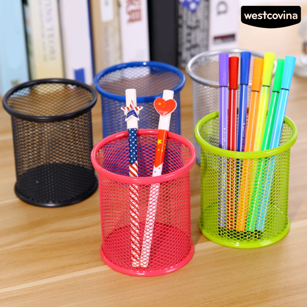 [Hot]✍Giá Đỡ Bút Bằng Sắt Chống Mòn Sức Chứa Lớn Tiện Dụng Cho Gia Đình