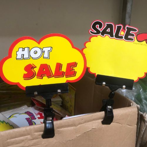 Kẹp nhựa 11cm đen - trắng, Kẹp wobbler
