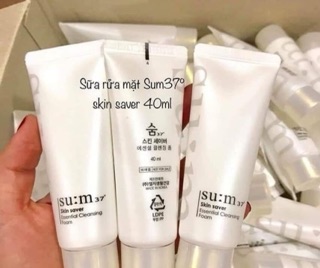 Sữa rửa mặt sữa rửa mặt sum:37 mini 40ml hàng mới