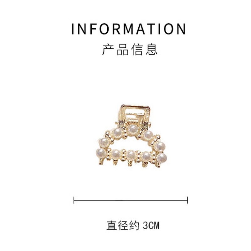 Kẹp Tóc Đính Đá Nhỏ Dễ Thương Phong Cách Hàn Quốc