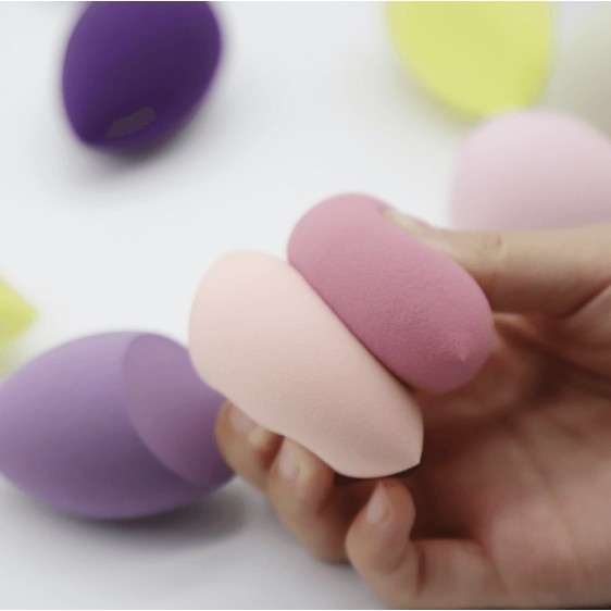 Mút Trang Điểm, Mút Tán Kem Nền, Cushion Phấn Nước 4 Trứng  Một Hộp  Có Thể Sử Dụng Tiện Lợi