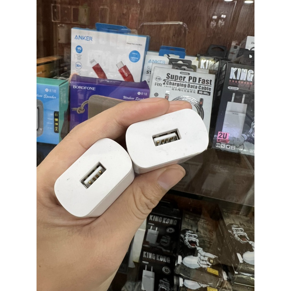 Củ Sạc Chính Hãng ZTE/UNOIO Chuẩn Châu Âu cho Camera, Điện Thoại, Máy Tính Bảng