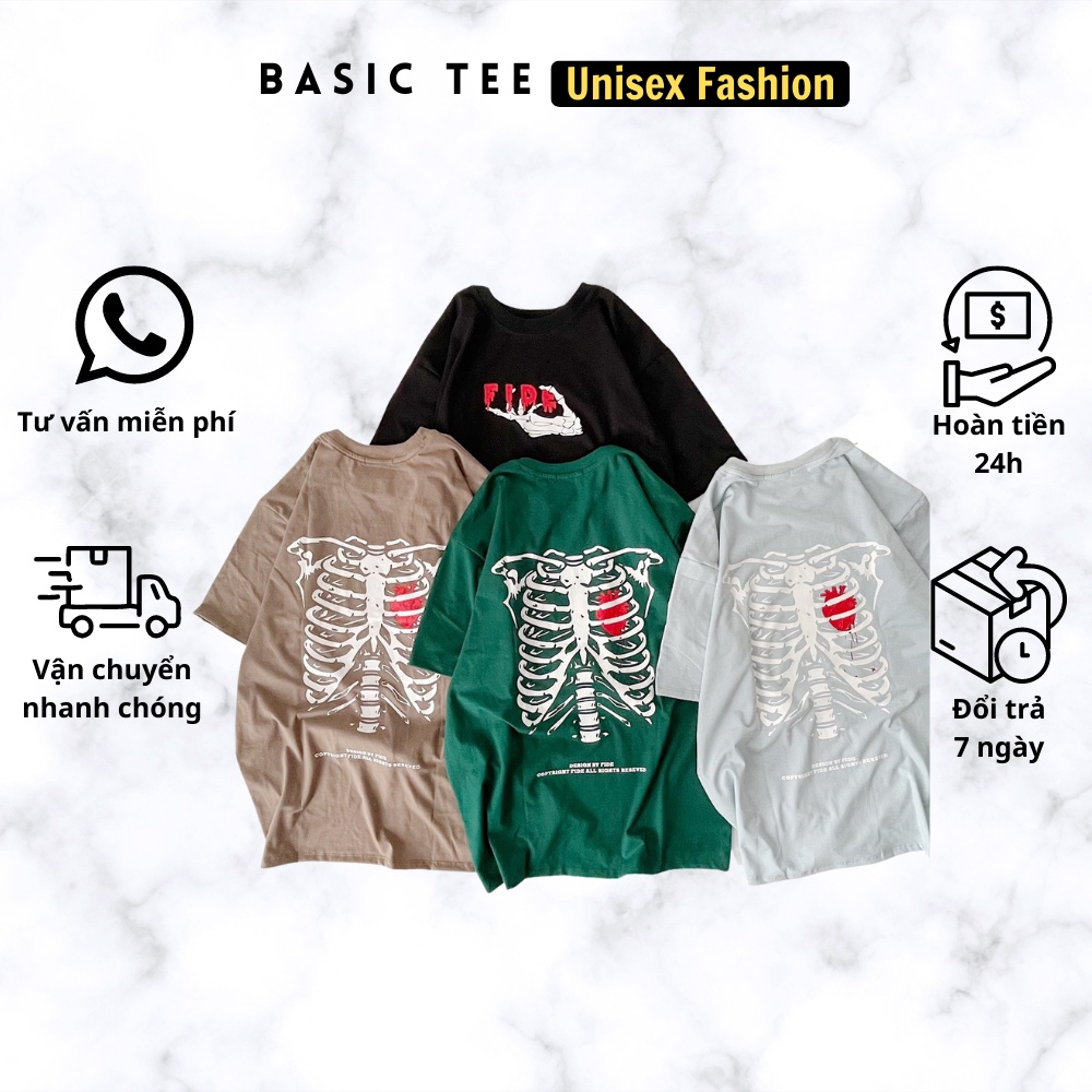 Áo Thun - Áo phông nam nữ Tici Tay Lỡ Fide ATC55 phong cách Streetwear Ulzzang Hàn Quốc Hottrend cho cặp đôi