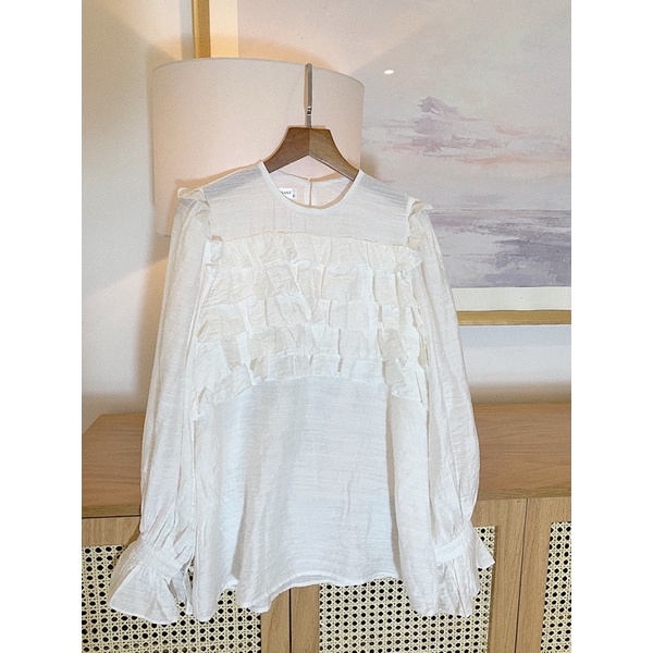 DIANA TOP - áo sơ mi đũi tơ SEDUISANT.REV