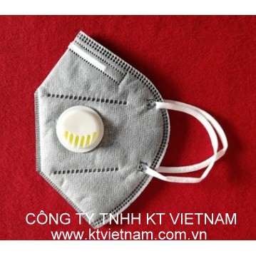 1 chiếc khẩu trang KN95 có van