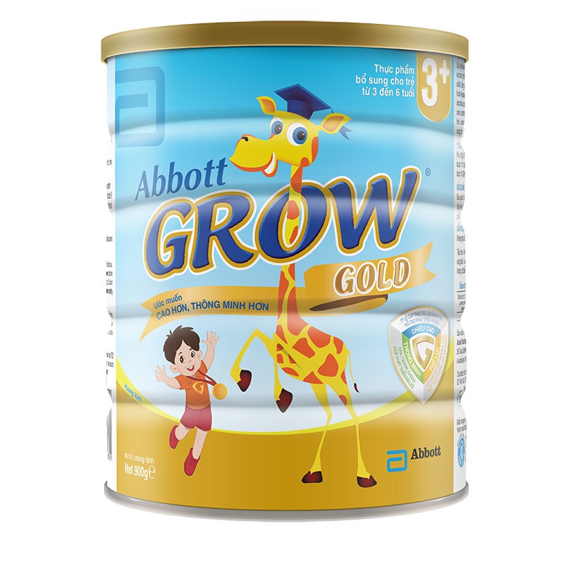 GIá Sốc Sữa bột Abbott grow gold 3+ 900g