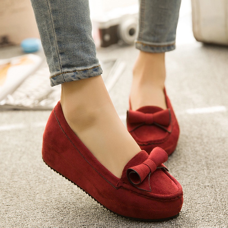 Giày Đế Xuồng Chống Thấm Nước Thiết Kế Mới Thời Trang Dành Cho Mùa Xuân Thu