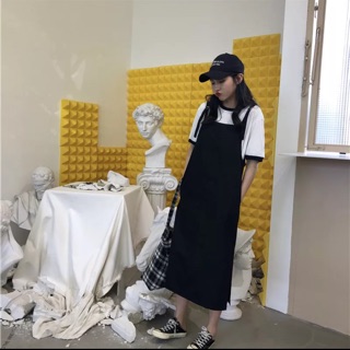 Váy vải chất thô