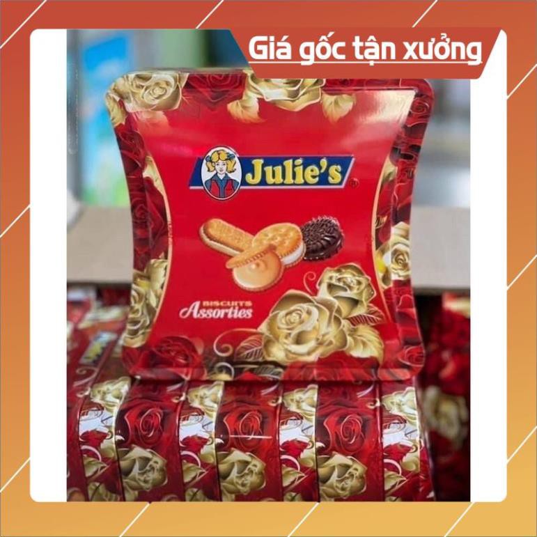 Xả Kho - [ XSale sôc  ] Bánh Quy Bơ Tổng Hợp Julie's Malaysia 204g