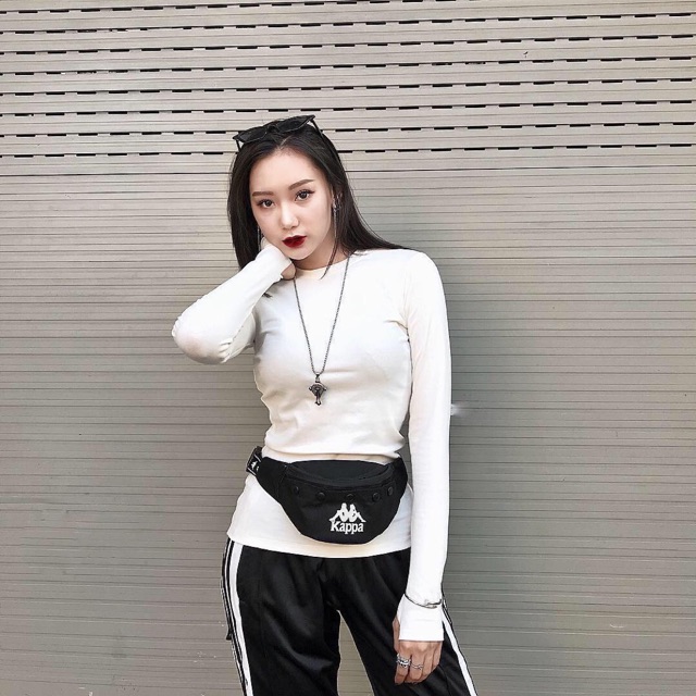 Áo body xỏ tay rúm eo