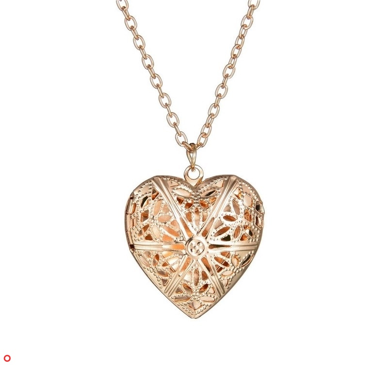 Dây chuyền thiết kế kiểu khung ảnh hình trái tim 1 ngăn