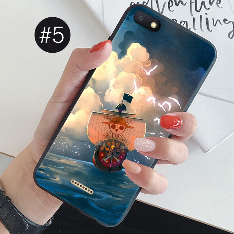 Ốp điện thoại mềm nhám vẽ hình Luffy của One Piece dành cho XIAOMI 11 LITE POCO X3 M3 9t 10T Pro Redmi NOTE 10 6 7 PRO