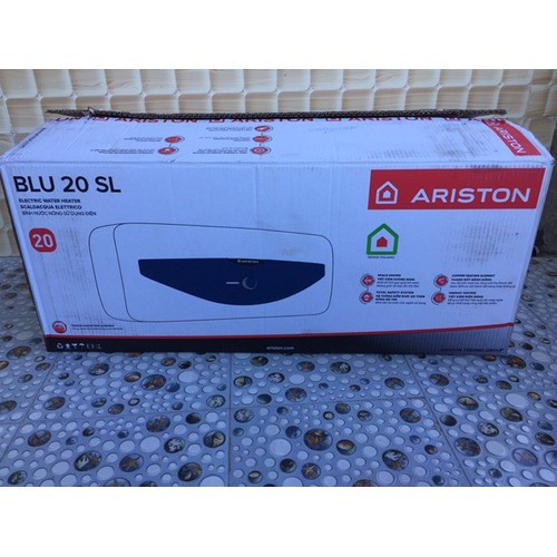 ARISTON - Bình nóng lạnh gián tiếp BLU 20L Slim Mẫu mới