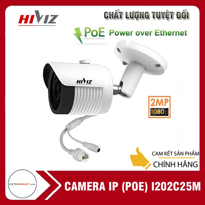 [Chính Hãng] Camera IP Hiviz Full HD 1080P, 2.0MP Cao cấp, hỗ trợ POE, Onvif tương thích mọi đầu ghi hãng | BigBuy360 - bigbuy360.vn