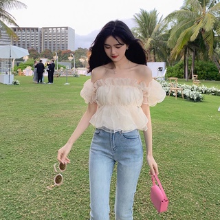 áo trễ vai tay bèo