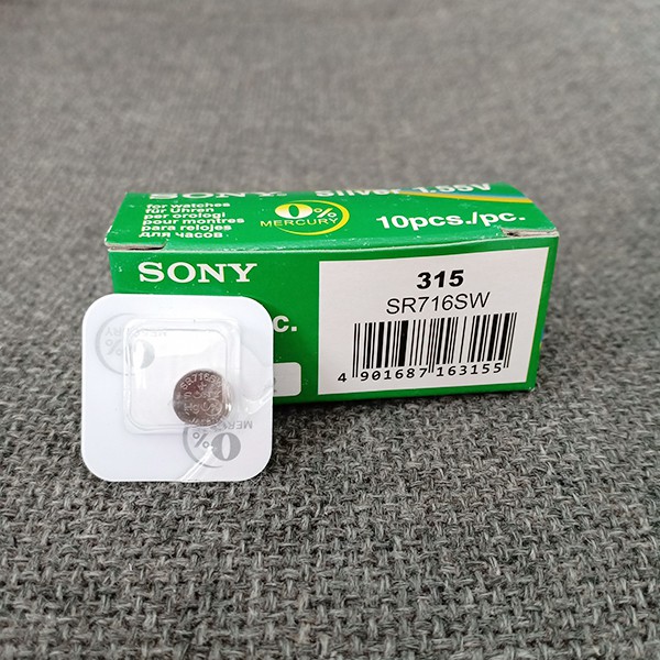 [DEAL HOT] Pin Đồng Hồ Sony SR716SW – Pin 315 (vỉ 1 viên)