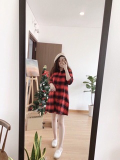 đầm suông caro