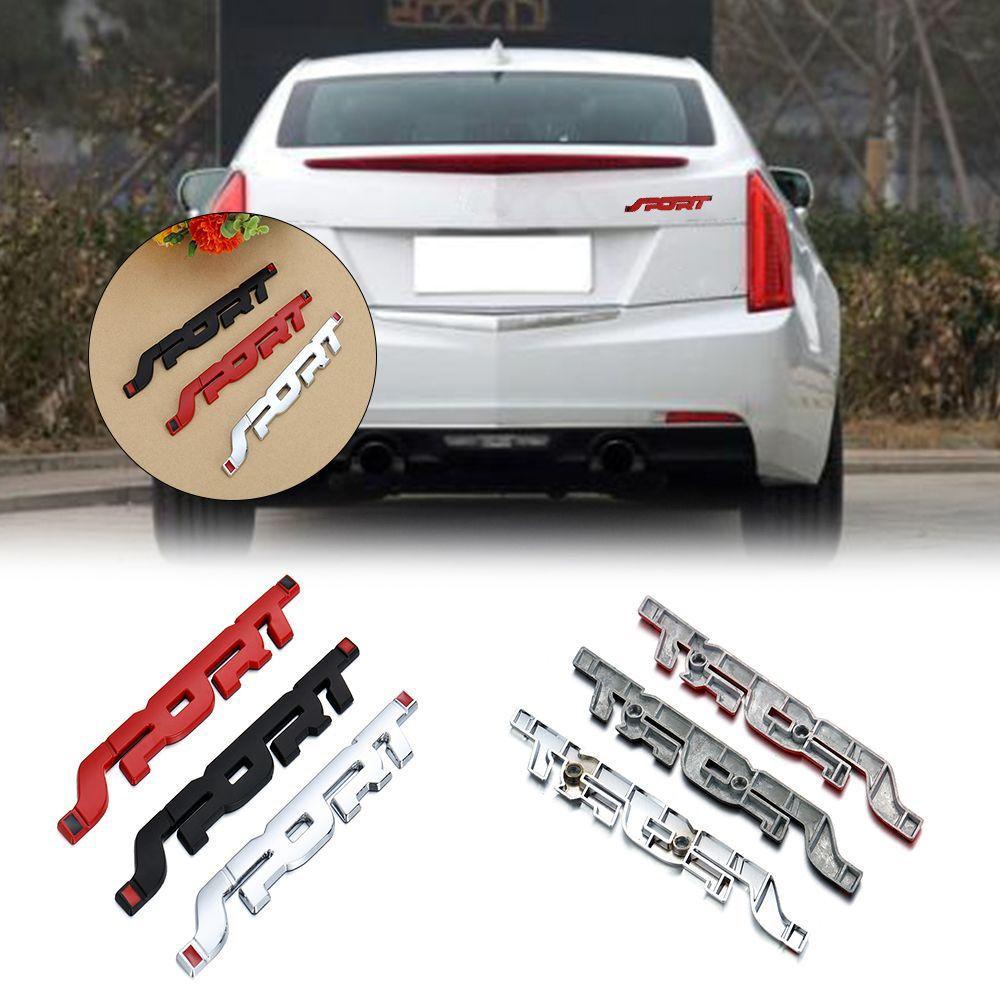 FENDER Miếng Dán Trang Trí Thân Xe Hơi In Logo SPORT Độc Đáo