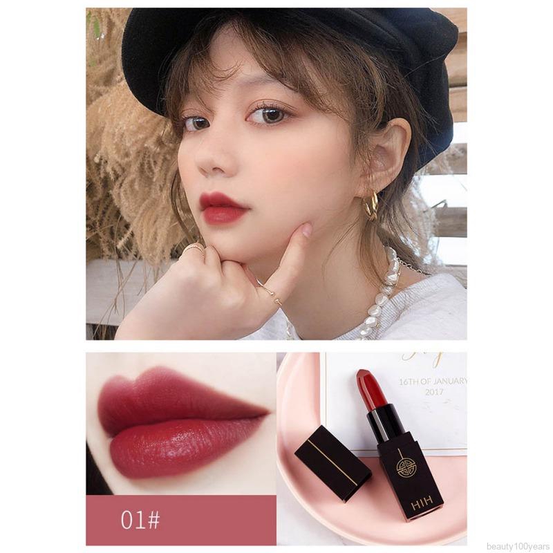 [Hàng mới về] Son lì dễ tạo màu lâu trôi kháng nước chống dính cốc thiết kế vỏ màu đen thời trang | BigBuy360 - bigbuy360.vn