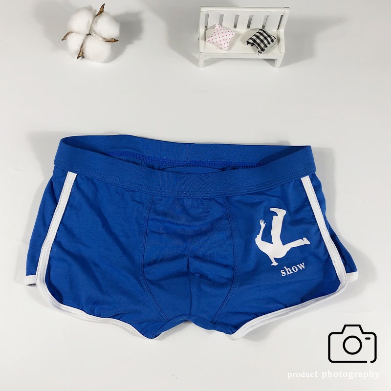 Quần Lót Boxer Cotton Thoáng Khí Phong Cách Thể Thao Thời Trang Cho Nam