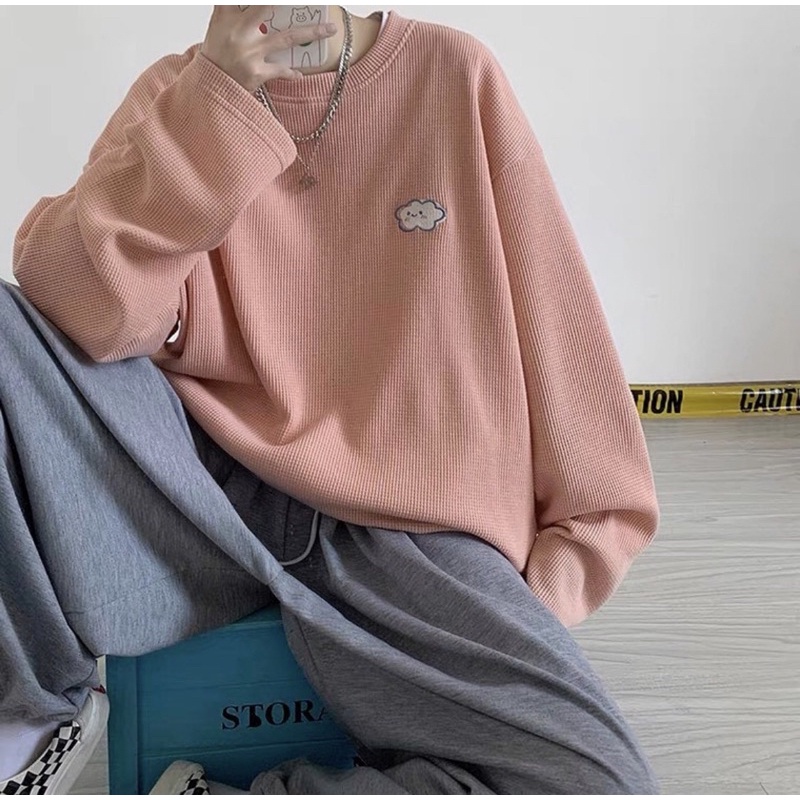 ÁO THUN DÀI TAY nữ hình thêu CUTE phong cách Hàn quốc