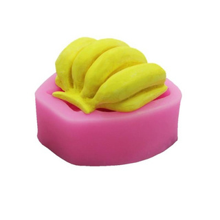 Khuôn Silicone Trái Cây Chuối Nãi Chuối 7Cm