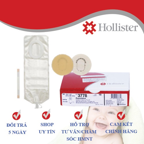 Bộ túi chứa phân hậu môn nhân tạo cho bé 3778