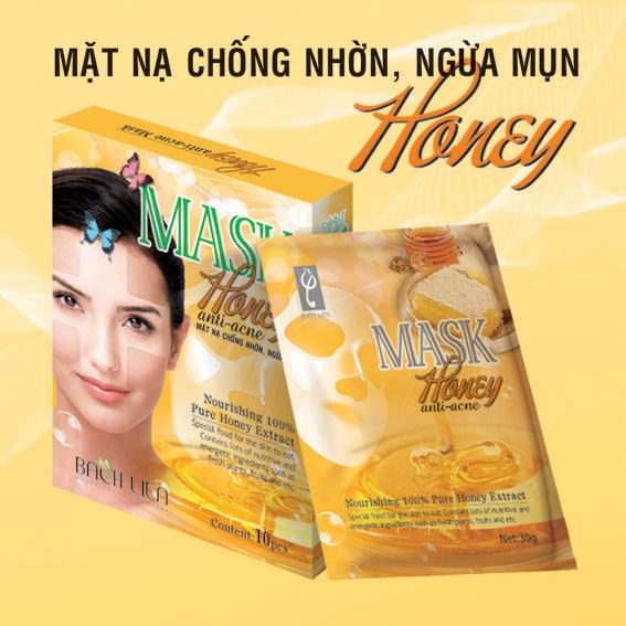 MẶT NẠ CHỐNG NHỜN NGỪA MỤN HONEY.