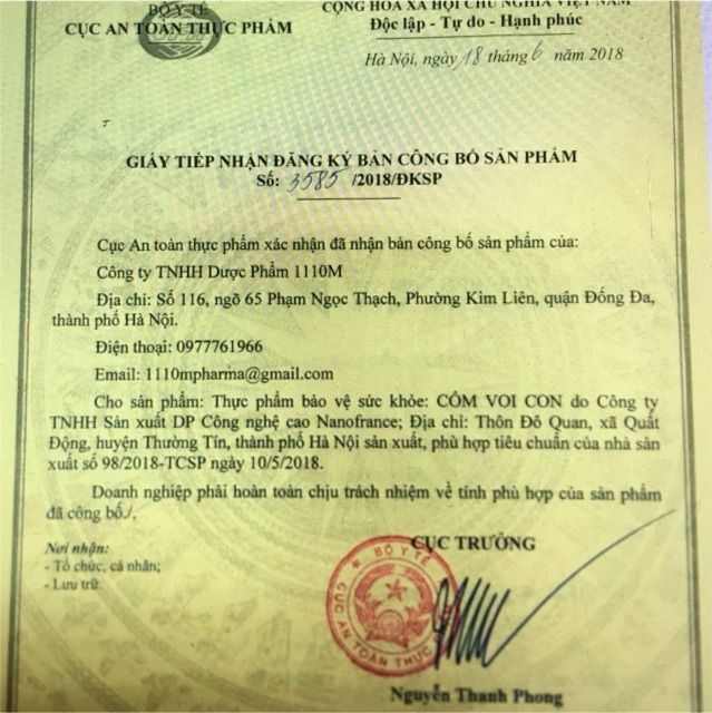 Cốm Voi Con hộp 16 gói hỗ trợ giảm đờm ho đau họng