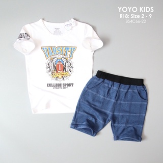 Bộ thun Yoyo bé trai (size 2-9)