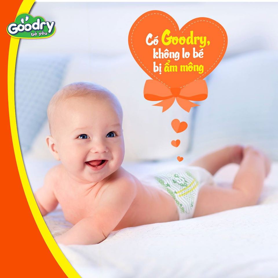 [Tặng 8 miếng] Tã quần goodry bé yêu công nghệ Nhật Bản size XXL 4 miếng ( 15-19kg )