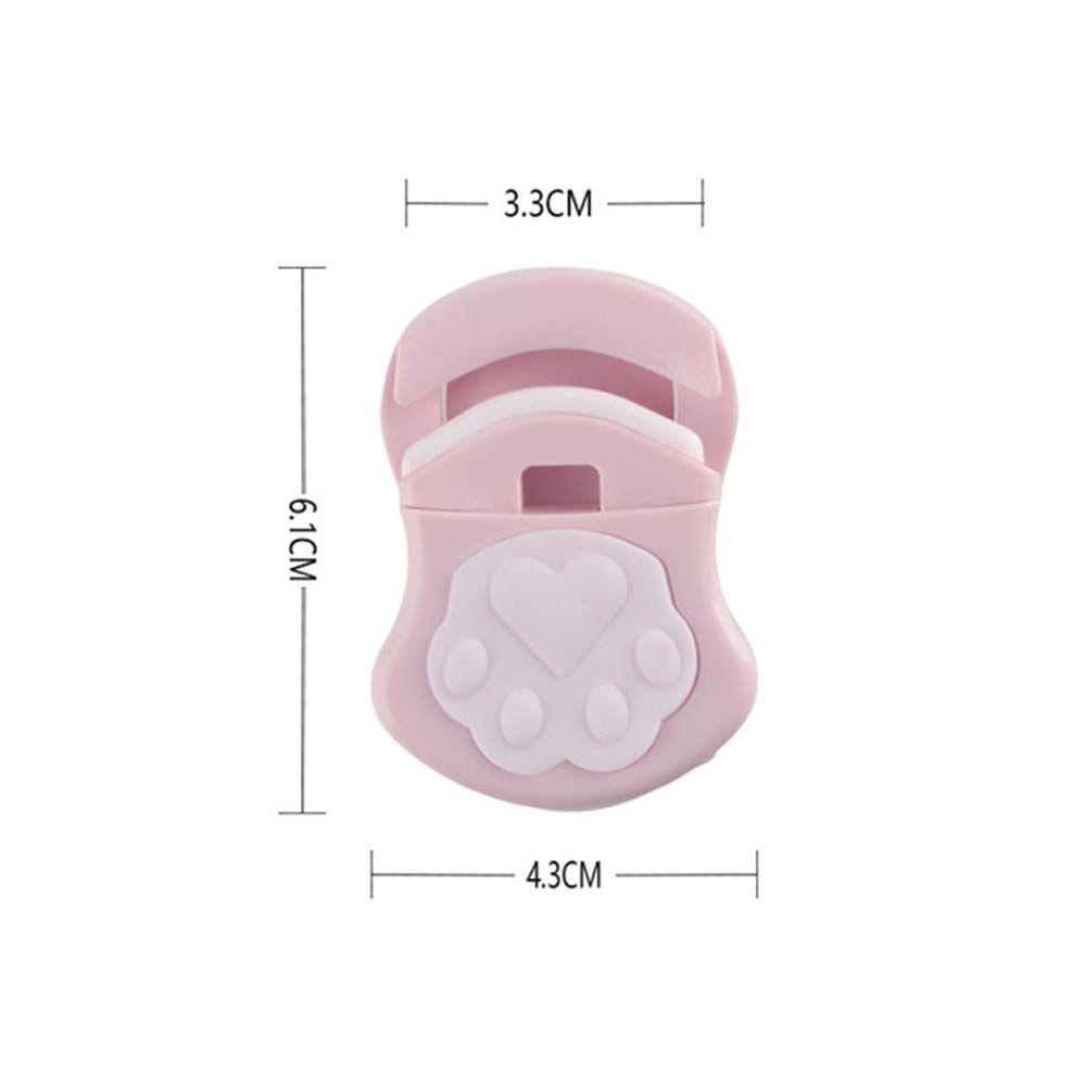 AROMA Kẹp Bấm Mi Mini Hình Móng Vuốt Mèo Bằng ABS Lâu Trôi