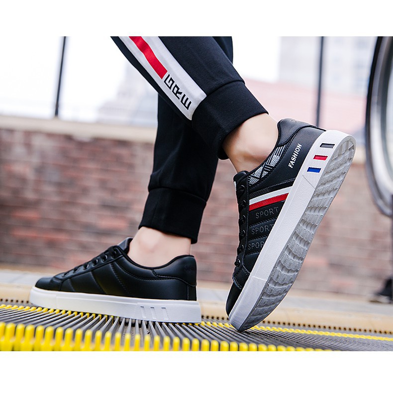 Giày Sneaker Thể Thao Nam Da Cao Cấp Màu Trắng G07 Đẹp Hot | BigBuy360 - bigbuy360.vn